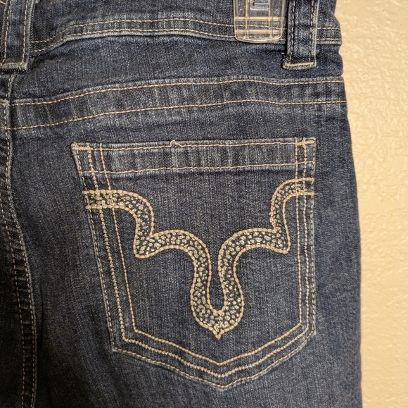 Lee Women's Jeans Blue Ankle Crop Size M10 Slender Secret Lower On The Waist - Picture 8 of 11